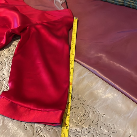 NWT A.B.S. by Allen Schwartz Red Silk Shift Dress. NWT Size 2. - Picture 12 of 12